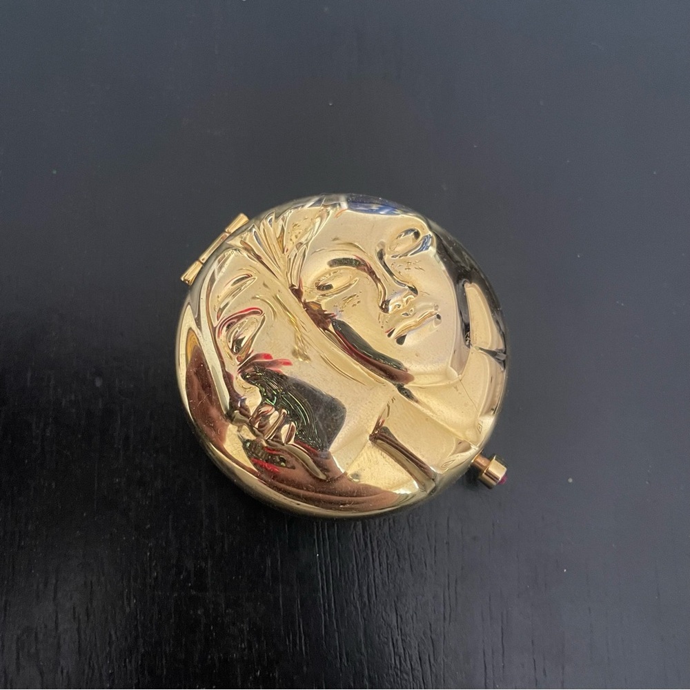 Estee Lauder Gold Gemini Zodiac Compact
